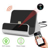100% Invisible iPhone Charging Dock Hidden Spy Camera with Night Vision