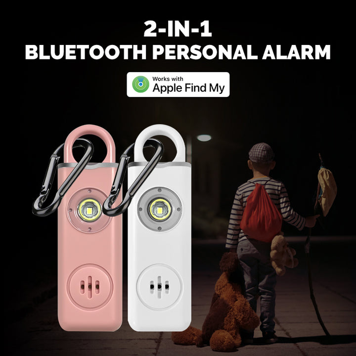 2-in-1 Personal Alarm with Apple Find My Smart Tracking