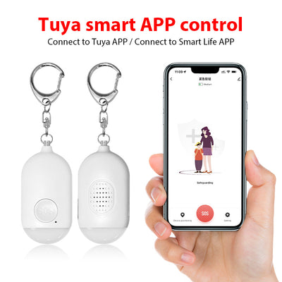 [Tuya Series] Smart Self-Defense Personal Alarm - Remote Emergency Notification to Family