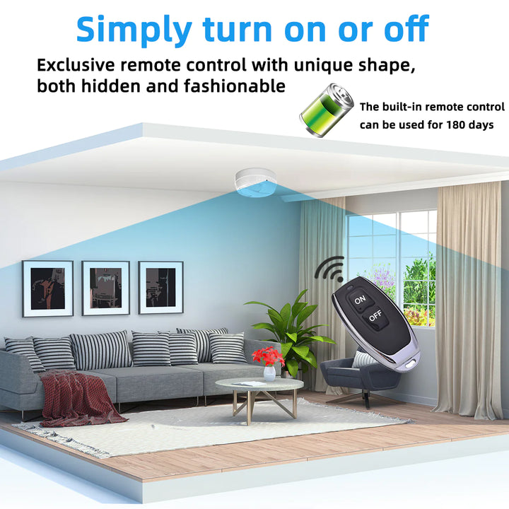 Smoke Detector Hidden Camera - WiFi Enabled