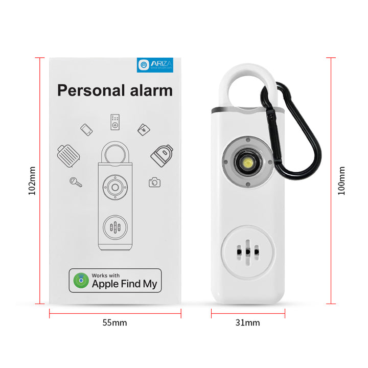 2-in-1 Personal Alarm with Apple Find My Smart Tracking