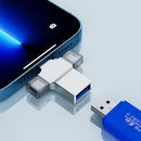 3-in-1 OTG USB 3.0 Adaptor - Connect Spy Devices to iPhone & Android