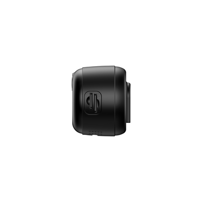Black mini magnetic wifi camera with long standby on a white background