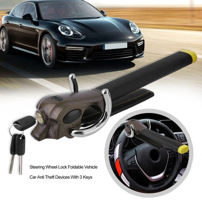 Universal Car Steering Wheel Lock with Alarm
