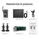 4G Trail Camera with GPS | Solar-Powered 2K/QHD Security