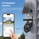 4G Solar Security Camera 12X PTZ