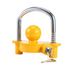 Aluminum Trailer Coupler Lock - Anti-Theft U-Ball Hitch Lock for RV & Boat