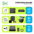 Complete Child Safety Monitoring Bundle: Spy Cameras, Audio, GPS, SOS Button