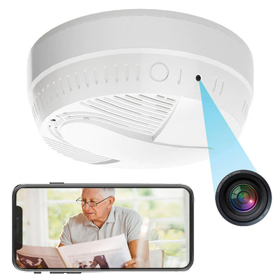 Smoke Detector Hidden Camera - WiFi Enabled