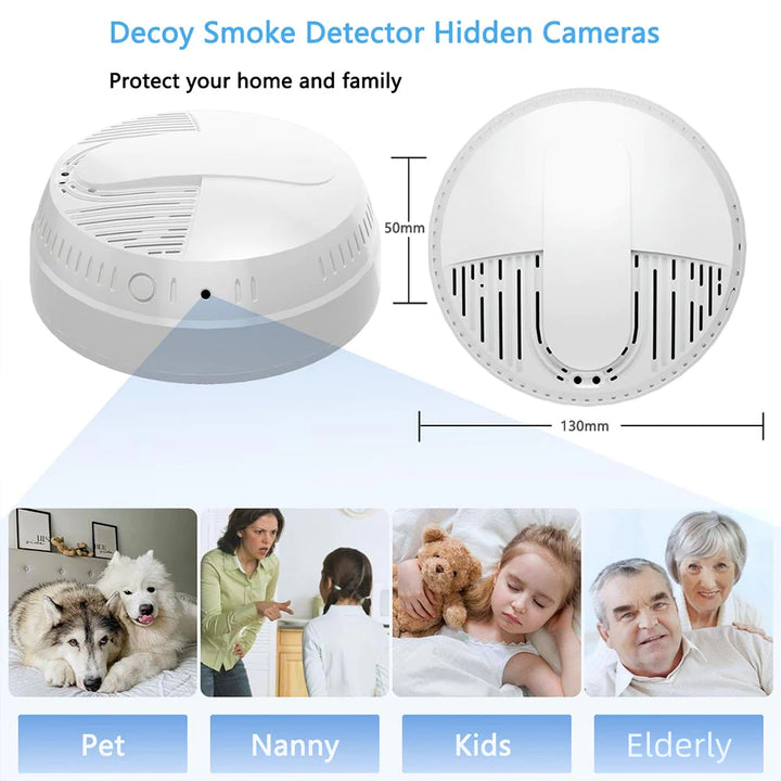 Smoke Detector Alarm Hidden Camera - WiFi Enabled