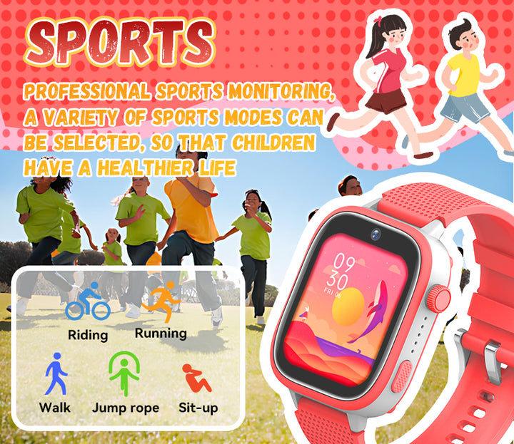 Kids 4G GPS Tracker Smart Watch