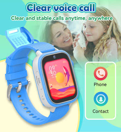 Kids 4G GPS Tracker Smart Watch