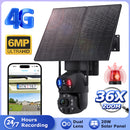4G Solar Security Camera 36X PTZ Dual-Lens Pro