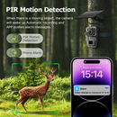 4G Trail Camera with GPS | Solar-Powered 2K/QHD Security