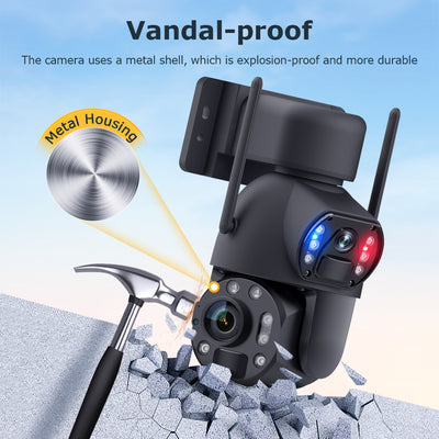 4G Solar Security Camera 36X PTZ Dual-Lens Pro