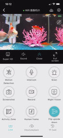 Aquarium Camera HD Macro Night Vision Monitor