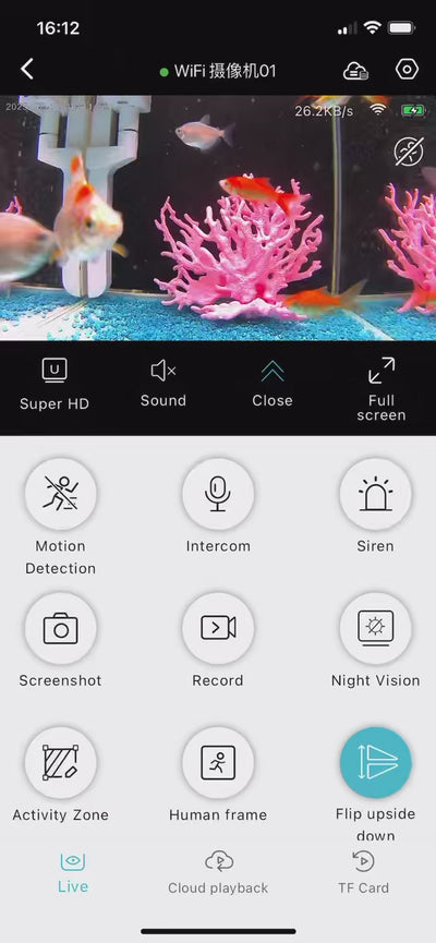 Aquarium Camera HD Macro Night Vision Monitor