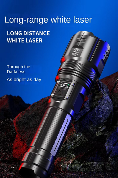 High Lumens Rechargeable Tactical Torch - Incredibly Bright (New!)