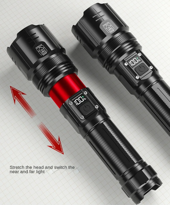 High Lumens Rechargeable Tactical Torch - Incredibly Bright (New!)