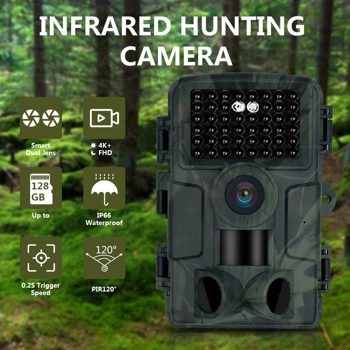 4K Hunting Trail Camera with Night Vision Motion Activated