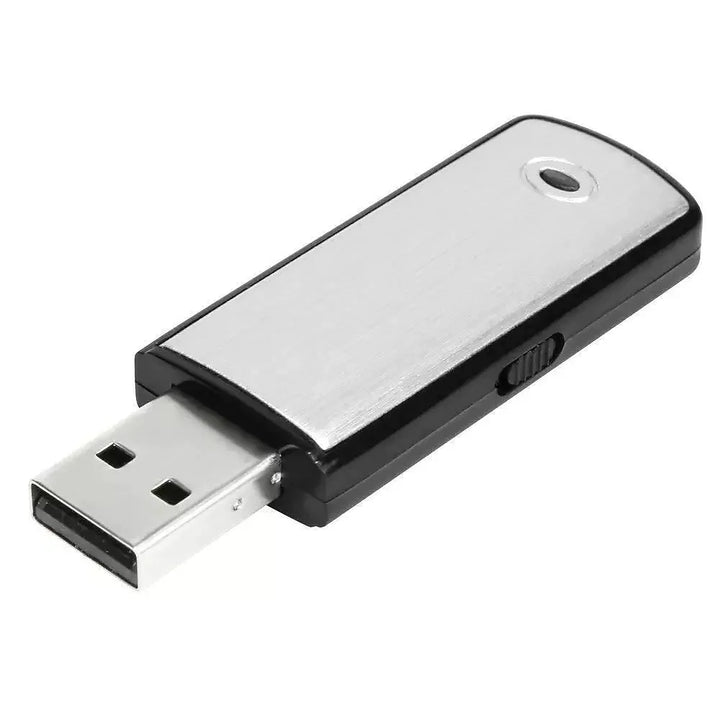 Silver 32 GB USB Flash Drive Digital Voice Recorder X-09 - The Spy Store