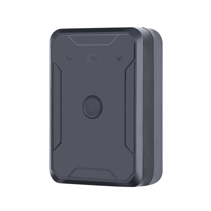 Jimi 4G Portable GPS Asset Tracker in Black - Front View - The Spy Store