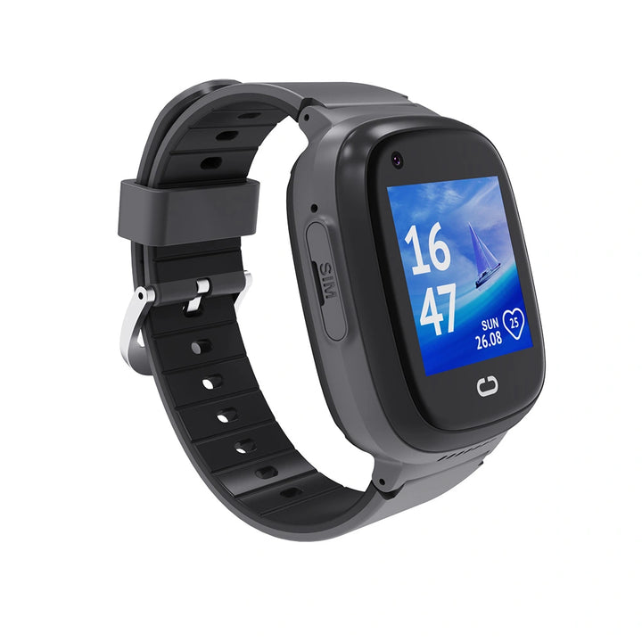Kids Water Resistant GPS Smart Watch Black The Spy Store