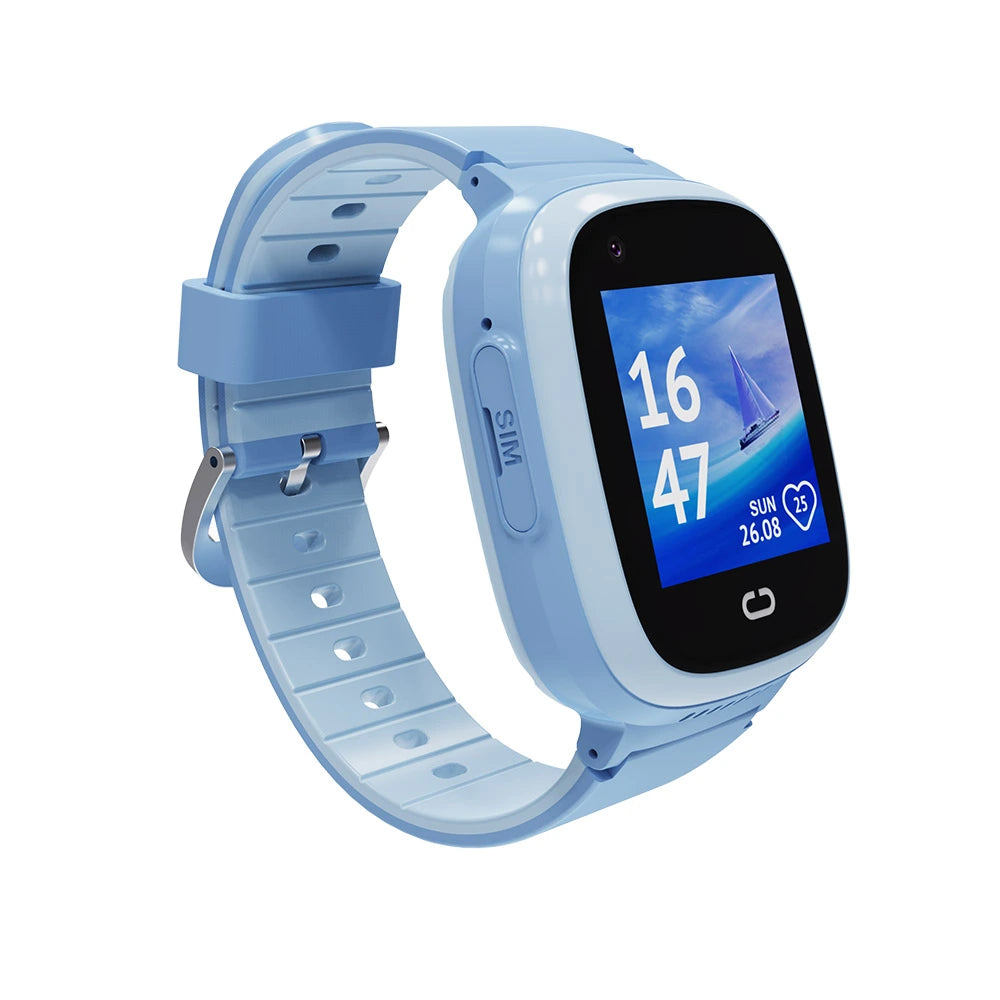 Kids Water Resistant GPS Smart Watch Blue The Spy Store