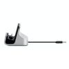 Side View of 100% invisible iPhone Charging Dock Hidden Spy Camera - The Spy Store
